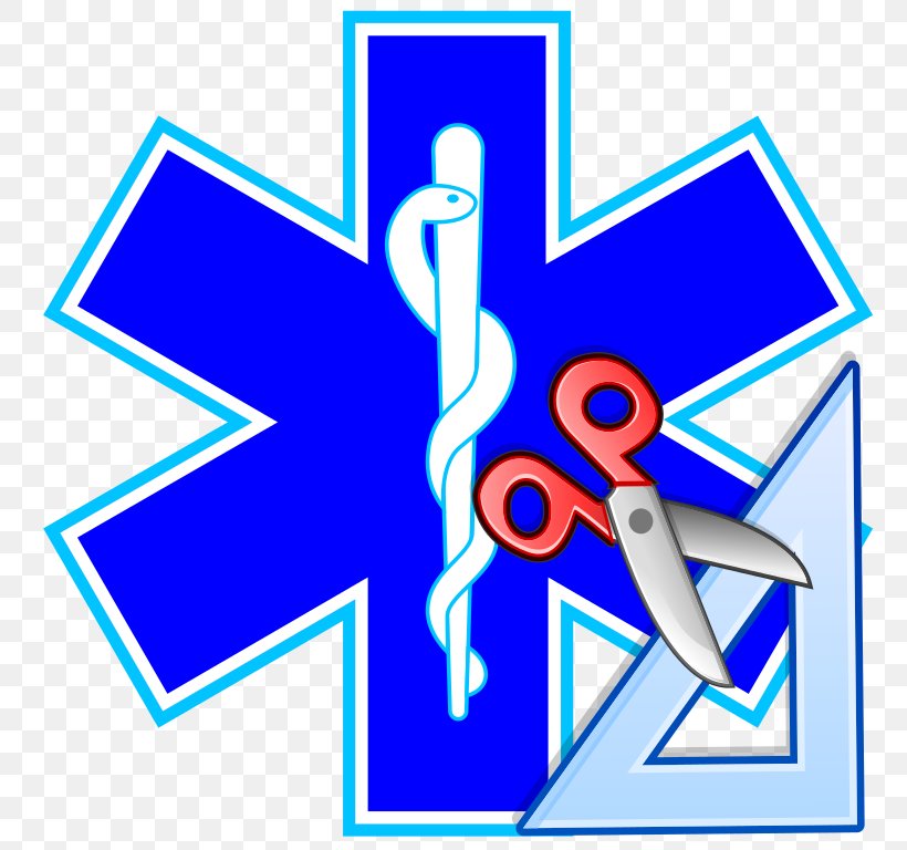 Star Of Life Emergency Medical Services Emergency Medical Technician Paramedic, PNG, 768x768px, Star Of Life, Area, Artwork, Blue, Brand Download Free