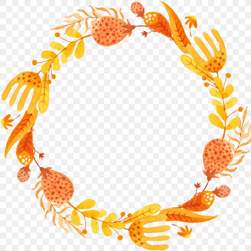 Wreath Image Garland Illustration Flower, PNG, 1024x1024px, Wreath, Autumn, Body Jewelry, Christmas Day, Flower Download Free