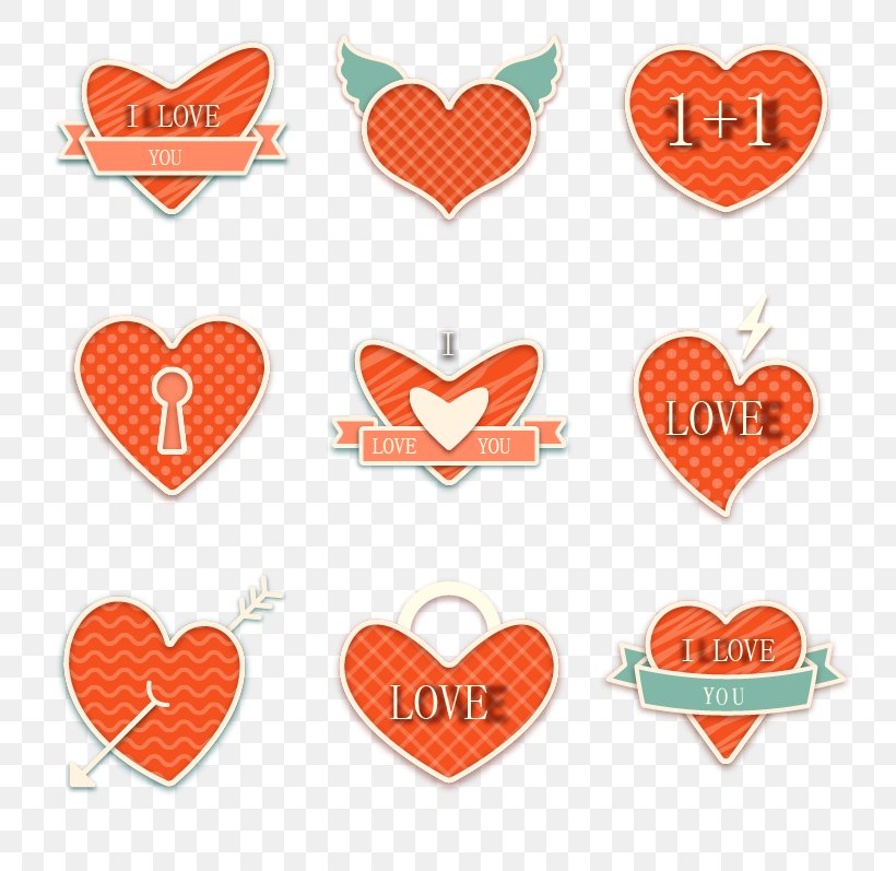 Euclidean Vector Illustration, PNG, 773x797px, Love, Computer Graphics, Designer, Heart, Orange Download Free