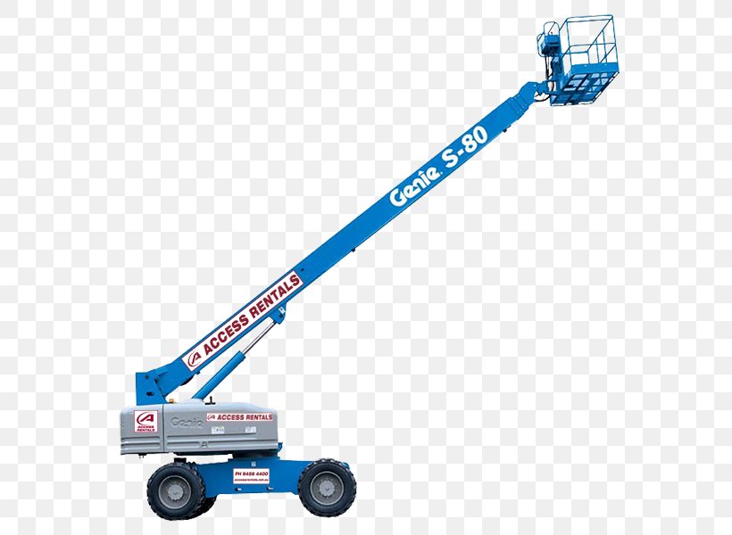 Crane Aerial Work Platform Genie Elevator Lift Table, PNG, 586x600px, Crane, Aerial Work Platform, Belt Manlift, Blue, Business Download Free
