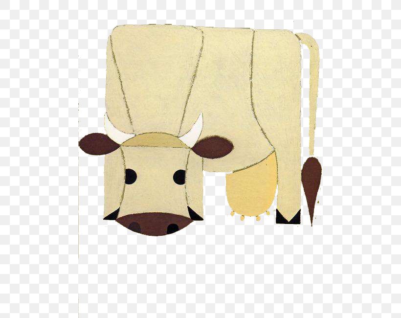 Cattle Illustration, PNG, 500x650px, Cattle, Cartoon, Cattle Like Mammal, Dairy Cattle, Deer Download Free