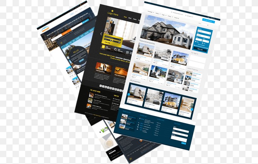 Website Development Industry Real Estate Web Application Development, PNG, 589x522px, Website Development, Advertising, Brand, Brochure, Businesstobusiness Service Download Free