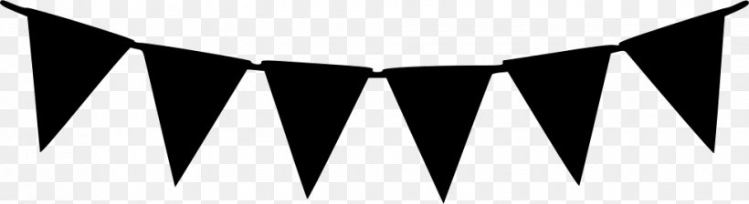 Flag Party Bunting Birthday, PNG, 980x268px, Flag, Birthday, Black, Black And White, Brand Download Free