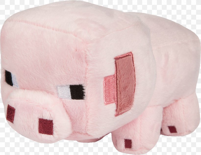 Minecraft Pig Amazon.com Stuffed Animals & Cuddly Toys Jinx, PNG, 950x733px, Minecraft, Amazoncom, Doll, Elephants And Mammoths, Funko Download Free