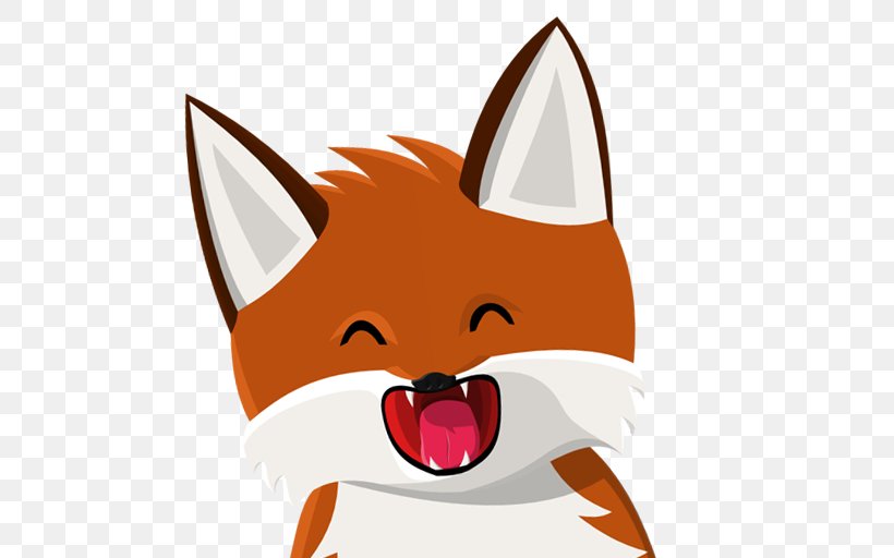Red Fox Whiskers Cat Wolf Arctic Fox, PNG, 512x512px, Red Fox, Arctic Fox, Carnivoran, Carnivores, Cartoon Download Free