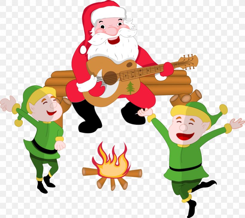 The Elf On The Shelf Santa Claus Reindeer Christmas Clip Art, PNG, 1099x981px, Elf On The Shelf, Animation, Art, Artwork, Christmas Download Free