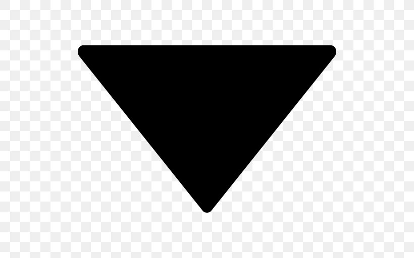 Black Triangle Arrow Shape, PNG, 512x512px, Black Triangle, Black, Black And White, Color, Geometric Shapes Download Free