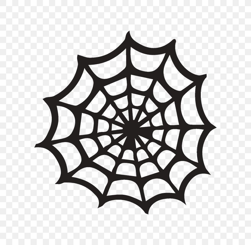 Spider Web Silhouette, PNG, 800x800px, Spider Web, Area, Black, Black And White, Craft Download Free
