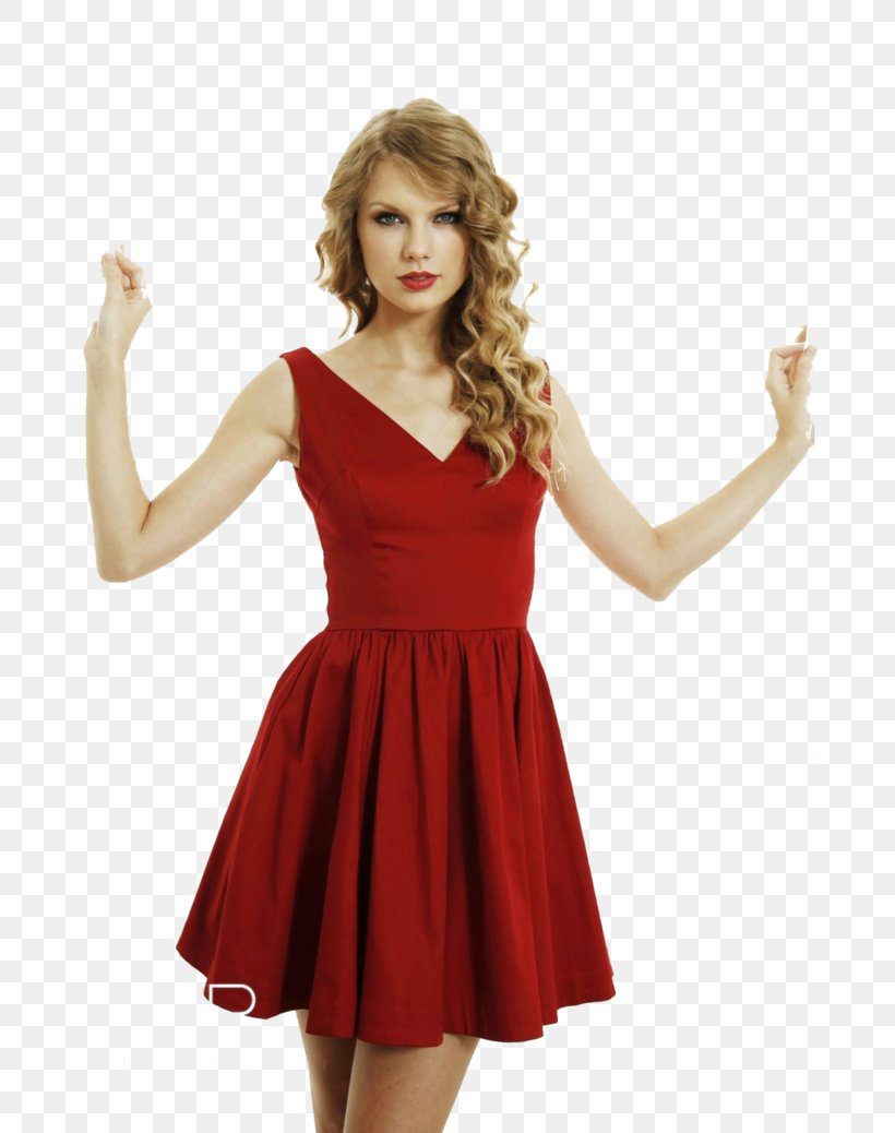 Taylor Swift Red Dress Clothing, PNG, 770x1038px, Watercolor, Cartoon, Flower, Frame, Heart Download Free
