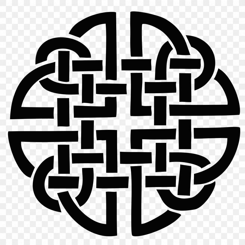 Celtic Knot Symbol Celts Triskelion, PNG, 2000x2000px, Celtic Knot, Art, Black And White, Brand, Celts Download Free
