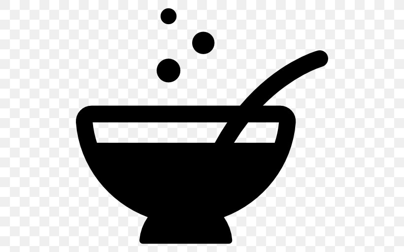 Soup Bowl Food Spoon Clip Art, PNG, 512x512px, Soup, Black And White, Bowl, Broth, Drinking Download Free