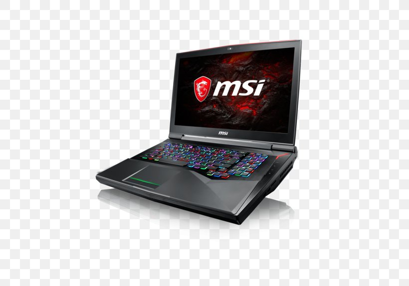 Laptop Intel Core I9 Extreme Performance Gaming Notebook With Mechanical Keyboard GT83VR Titan SLI MacBook Pro, PNG, 640x574px, Laptop, Central Processing Unit, Ddr4 Sdram, Electronic Device, Electronics Download Free
