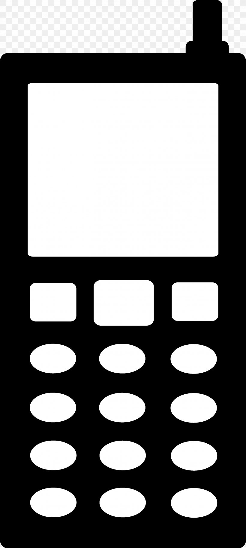 Telephone Silhouette Clip Art, PNG, 2722x6049px, Telephone, Area, Black, Black And White, Iphone Download Free