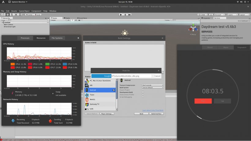 Computer Software Linux Unity Screenshot, PNG, 1920x1080px, Computer Software, Android, Antergos, Arch Linux, Arch User Repository Download Free