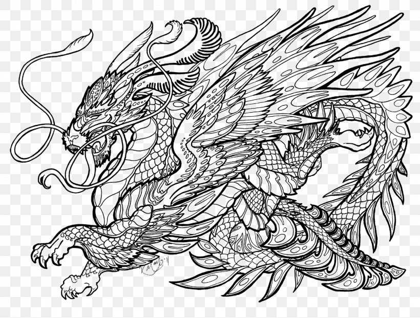 Legendary Creature Coloring Book Greek Mythology Orthrus, PNG, 1440x1092px, Legendary Creature, Adult, Artwork, Black And White, Color Download Free