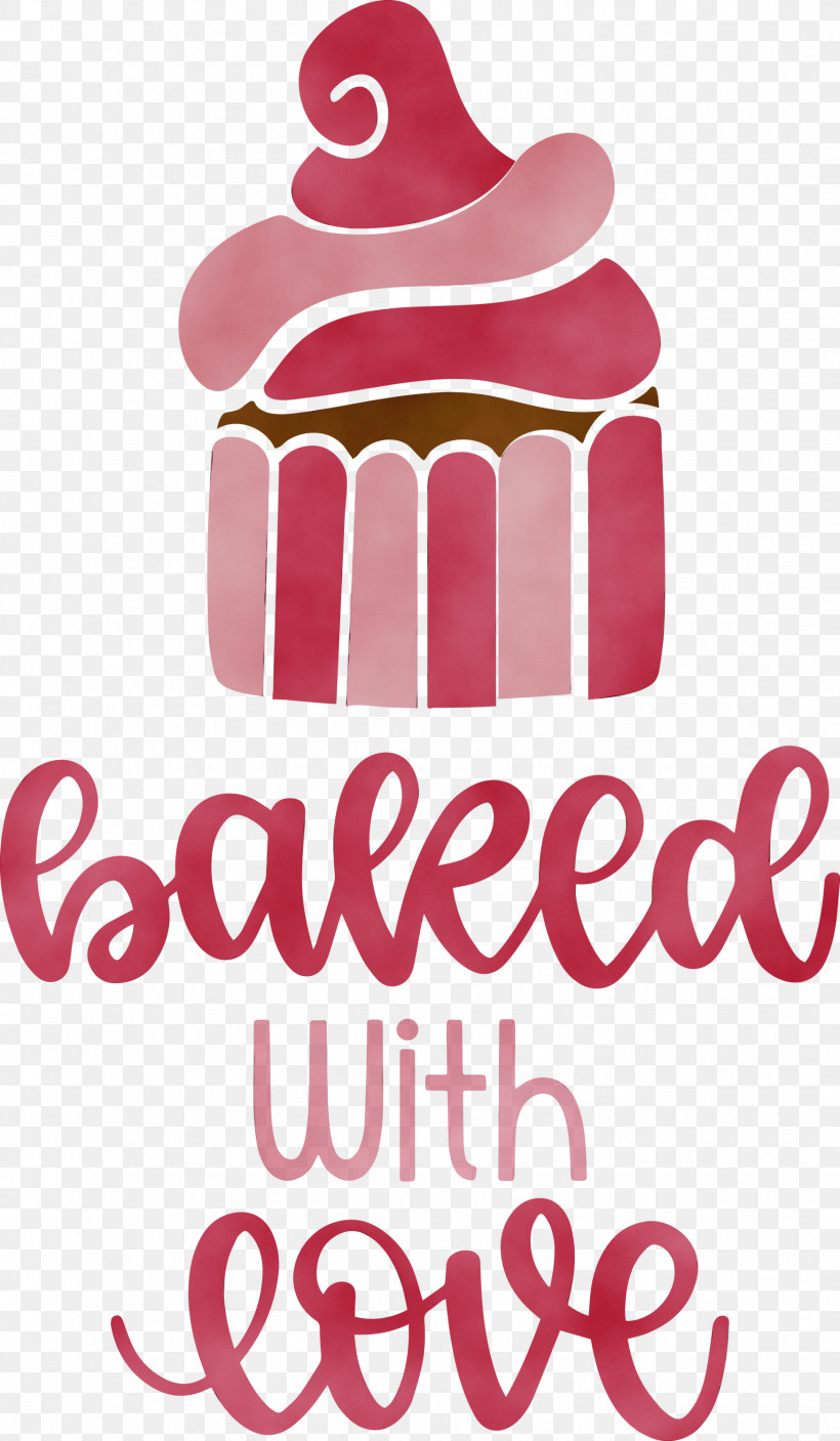 Logo Meter M, PNG, 1748x3000px, Baked With Love, Cupcake, Food, Kitchen, Logo Download Free