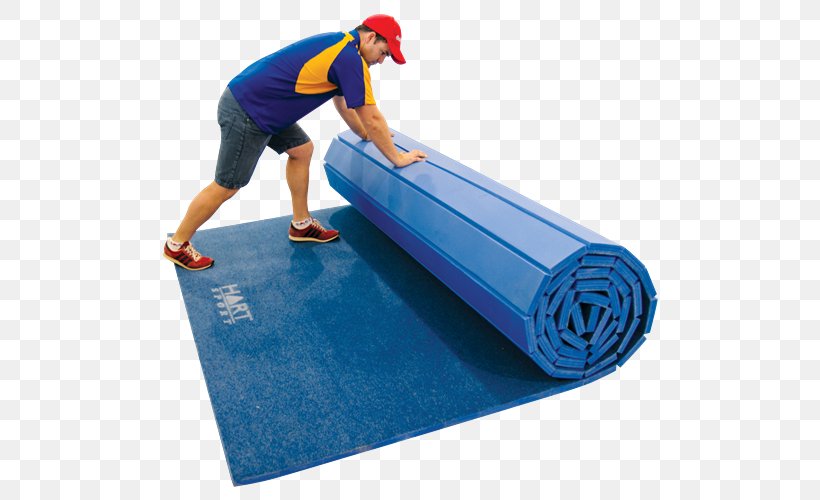 Mat Tumbling Gymnastics Roll Floor, PNG, 500x500px, Mat, Carpet, Cheerleading, Dollamur, Electric Blue Download Free