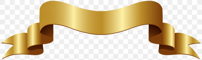 Gold Ribbon, PNG, 8000x2400px, Postscript, Computer Software, Gold, Joint, Logo Download Free