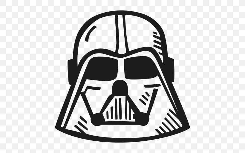 Anakin Skywalker Darth Maul Luke Skywalker Sheev Palpatine Obi-Wan Kenobi, PNG, 512x512px, Anakin Skywalker, Black And White, Bone, Brand, Darth Download Free