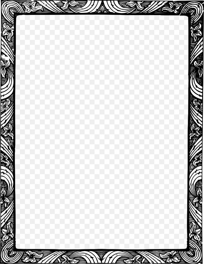 Classic Clip Art Clip Art, PNG, 850x1100px, Classic Clip Art, Area, Art, Black And White, Free Content Download Free