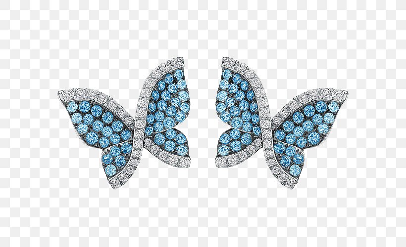 Earring Butterfly Swarovski AG Jewellery Pendant, PNG, 600x500px, Earring, Brooch, Butterfly, Crystal, Cubic Zirconia Download Free
