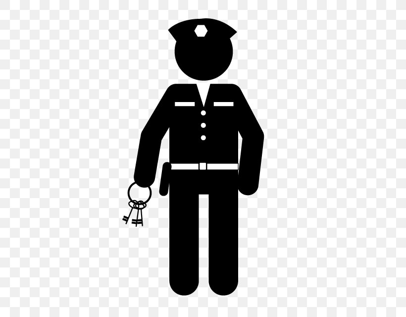 Prison Officer Police Officer Clip Art, PNG, 640x640px, Prison, Baton, Black, Black And White, Corrections Download Free