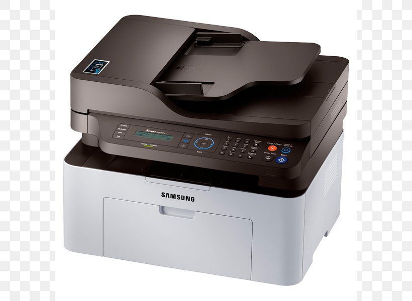 Multi-function Printer Samsung Xpress SL-M2070FW Samsung Xpress M2070 Printing, PNG, 800x600px, Multifunction Printer, Electronic Device, Fax, Image Scanner, Ink Cartridge Download Free