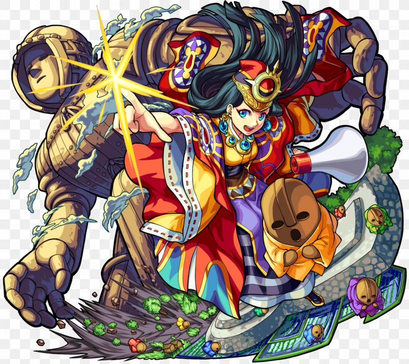 Monster Strike Yamatai Video Games Character Queen Regnant, PNG, 1280x1140px, Monster Strike, Art, Bambi, Cartoon, Character Download Free