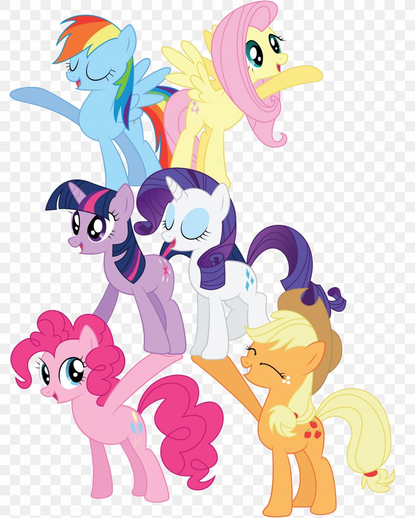Pony Twilight Sparkle Rainbow Dash Pinkie Pie Applejack, PNG, 4000x5000px, Watercolor, Cartoon, Flower, Frame, Heart Download Free