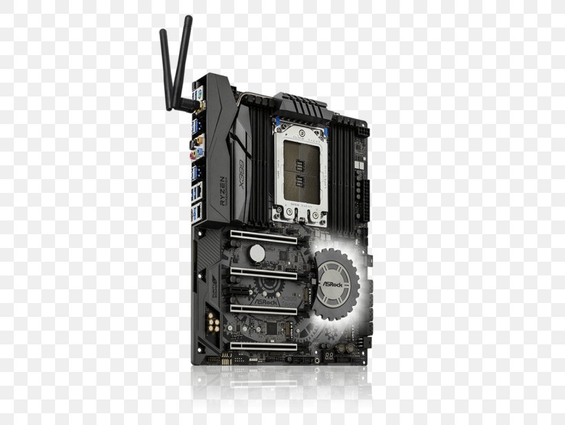 Asrock X399 AMD X399 TR4 ATX Socket TR4 Motherboard Ryzen, PNG, 740x617px, Socket Tr4, Asrock, Central Processing Unit, Chipset, Computer Download Free