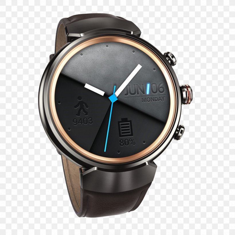 ASUS ZenWatch 3 Smartwatch, PNG, 2500x2500px, Asus Zenwatch, Asus, Asus Zenwatch 3, Brand, Gigabyte Download Free