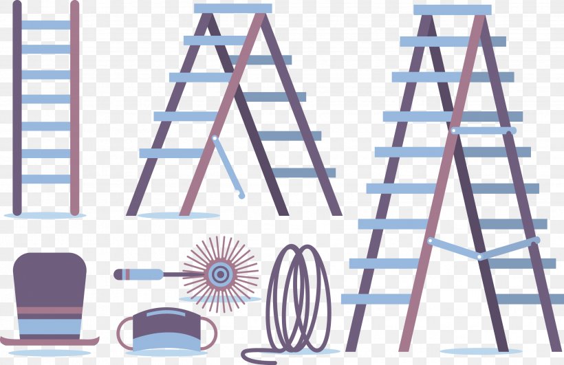 Euclidean Vector, PNG, 2646x1715px, Ladder, Area, Blue, Chimney, Designer Download Free