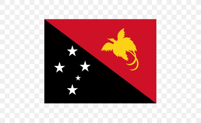 Flag Of Papua New Guinea Kokoda Track Campaign National Flag, PNG, 500x500px, New Guinea, Area, Birdofparadise, Flag, Flag Of Bangladesh Download Free