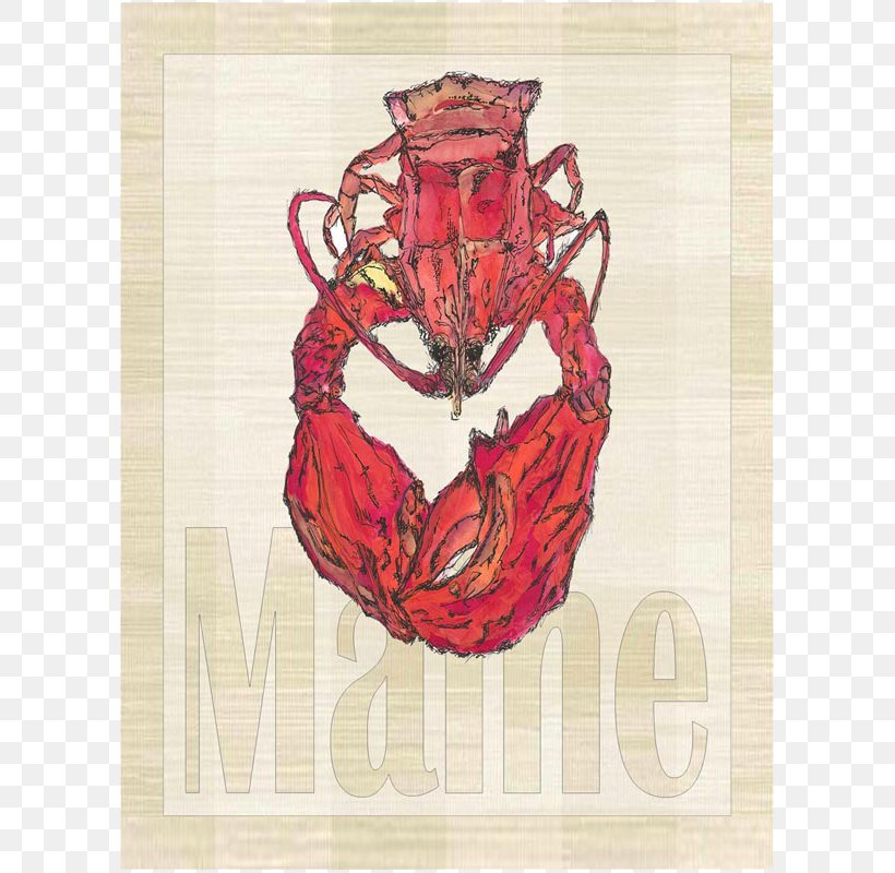 American Lobster Maine Cuisine Of The United States Metal, PNG, 800x800px, Watercolor, Cartoon, Flower, Frame, Heart Download Free
