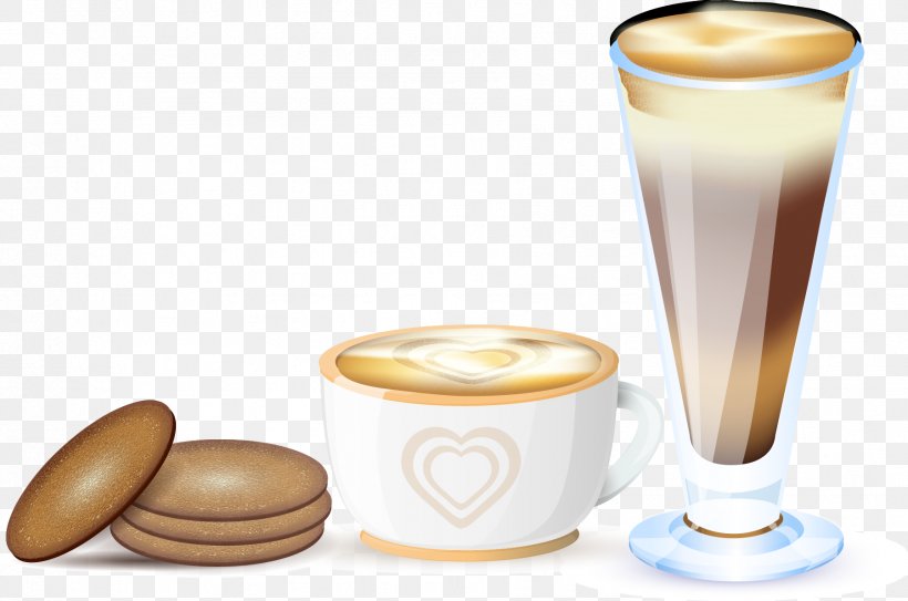 Coffee Latte Macchiato Tea Cafxe9 Au Lait, PNG, 1801x1194px, Coffee, Biscuit, Cafe Au Lait, Caffeine, Caffxe8 Macchiato Download Free