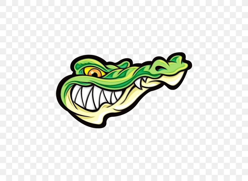 Green Clip Art Mouth Reptile Logo, PNG, 600x600px, Watercolor, Fictional Character, Green, Logo, Mouth Download Free