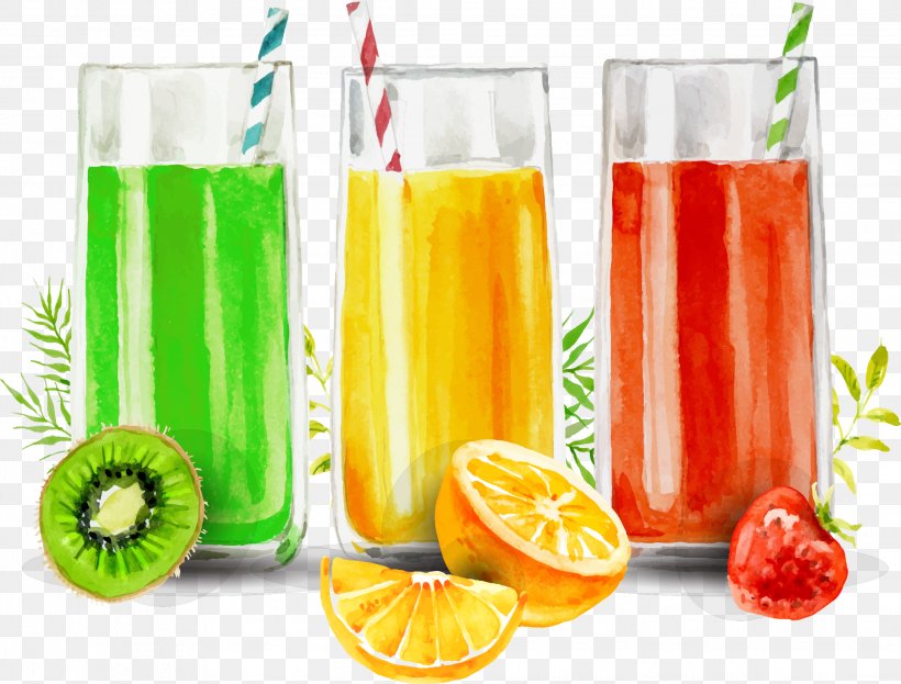 Juice Fizzy Drinks Watercolor Painting Juicing, PNG, 2236x1701px, Juice, Apple, Cocktail, Cocktail Garnish, Diet Food Download Free