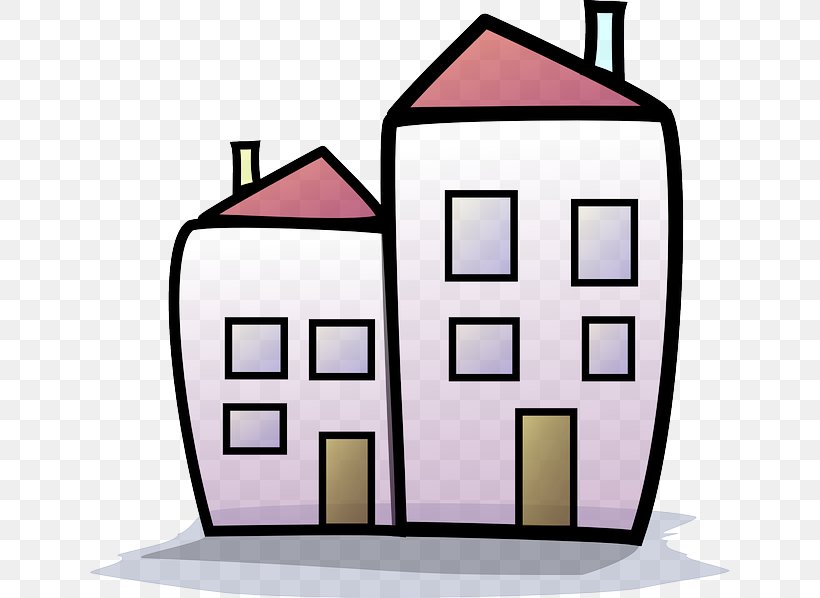 House Building Home Clip Art, PNG, 640x598px, House, Apartment, Building, Cartoon, Condominium Download Free