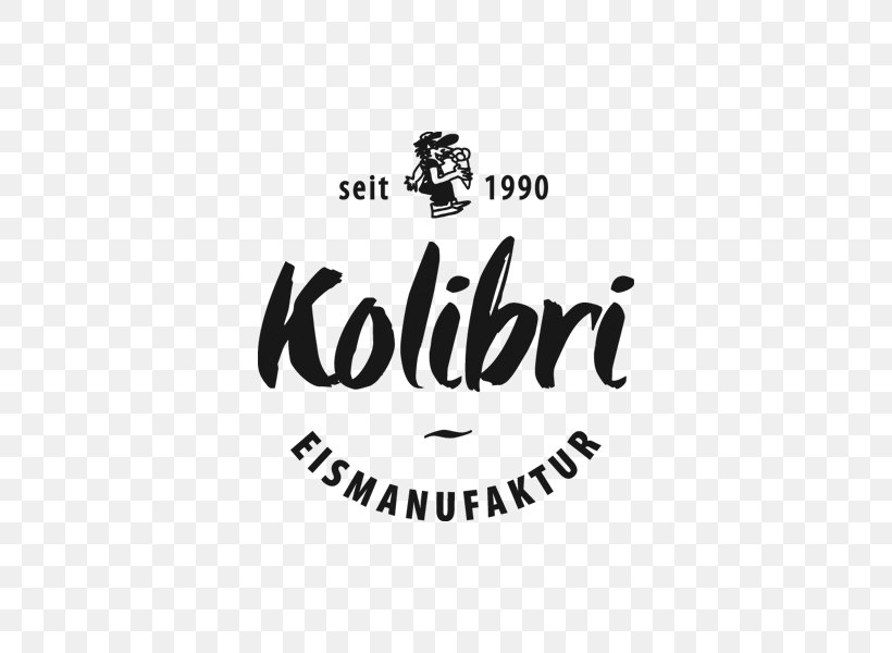Logo Eisdiele Kolibri Food Coffee Cafe, PNG, 600x600px, Logo, Area, Black, Black And White, Brand Download Free