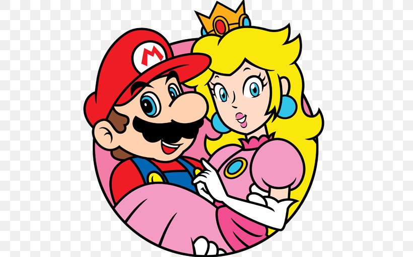 Mario Bros. Super Mario World Princess Peach Super Mario 3D World, PNG, 512x512px, Mario Bros, Area, Art, Artwork, Child Download Free