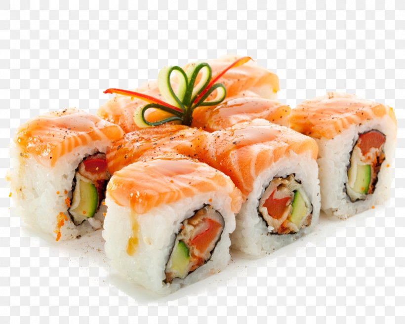 Sushi Japanese Cuisine Sashimi Makizushi, PNG, 1000x800px, Sushi, Asian Food, California Roll, Cuisine, Dish Download Free