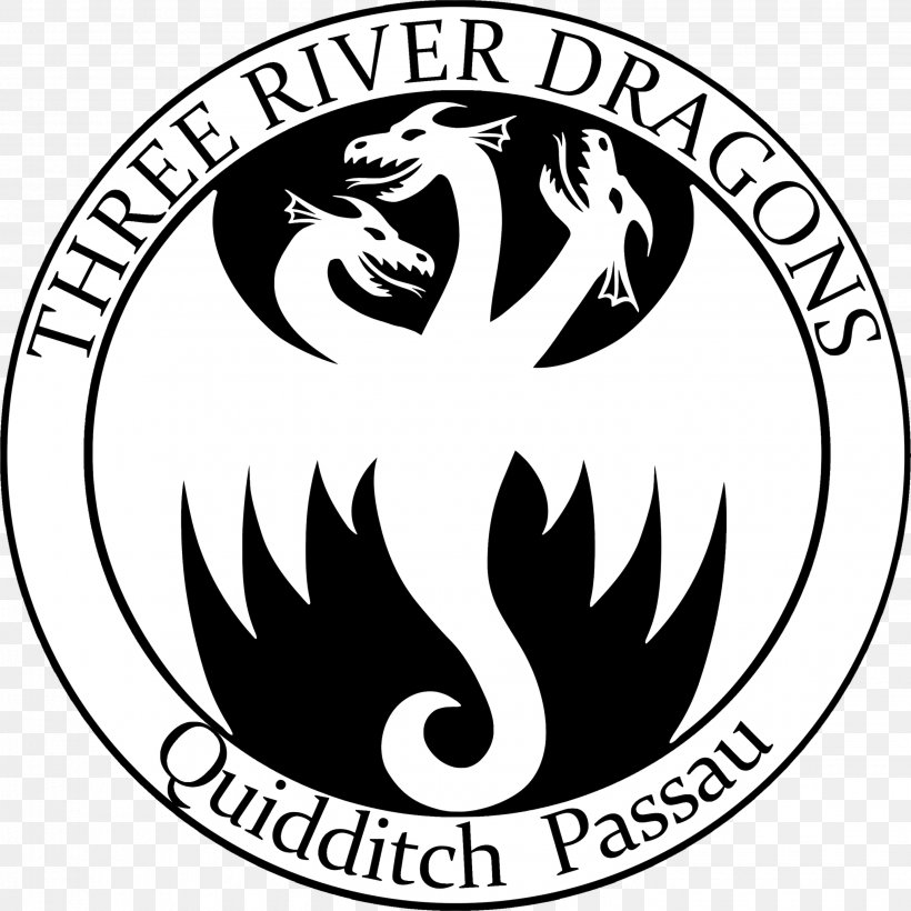 Three River Dragons Passau, PNG, 2885x2885px, Facebook, Area, Artwork, Black, Black And White Download Free