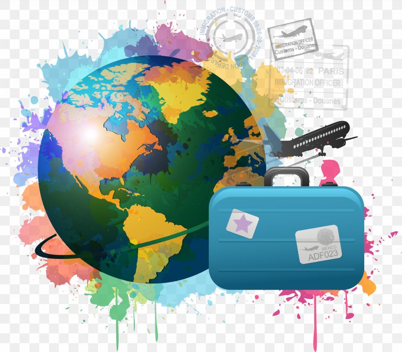 Passport Stamp Travel Border Control, PNG, 3813x3341px, Passport Stamp, Border Control, British Passport, Globe, Human Behavior Download Free