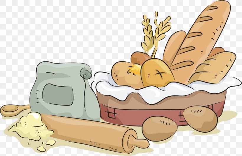 Bakery Rye Bread Egg Tart Basket, PNG, 1000x644px, Watercolor, Cartoon, Flower, Frame, Heart Download Free
