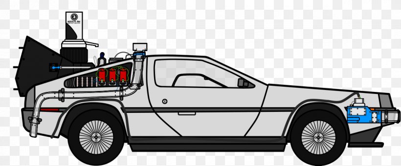 DeLorean DMC-12 Car DeLorean Time Machine Clip Art, PNG, 1200x500px, Delorean Dmc12, Auto Part, Automotive Design, Automotive Exterior, Back To The Future Download Free