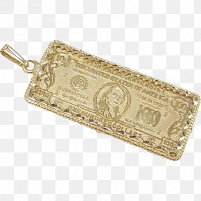 Gold - United States One-dollar Bill Charm Bracelet Gold Charms & Pendants Jewellery PNG