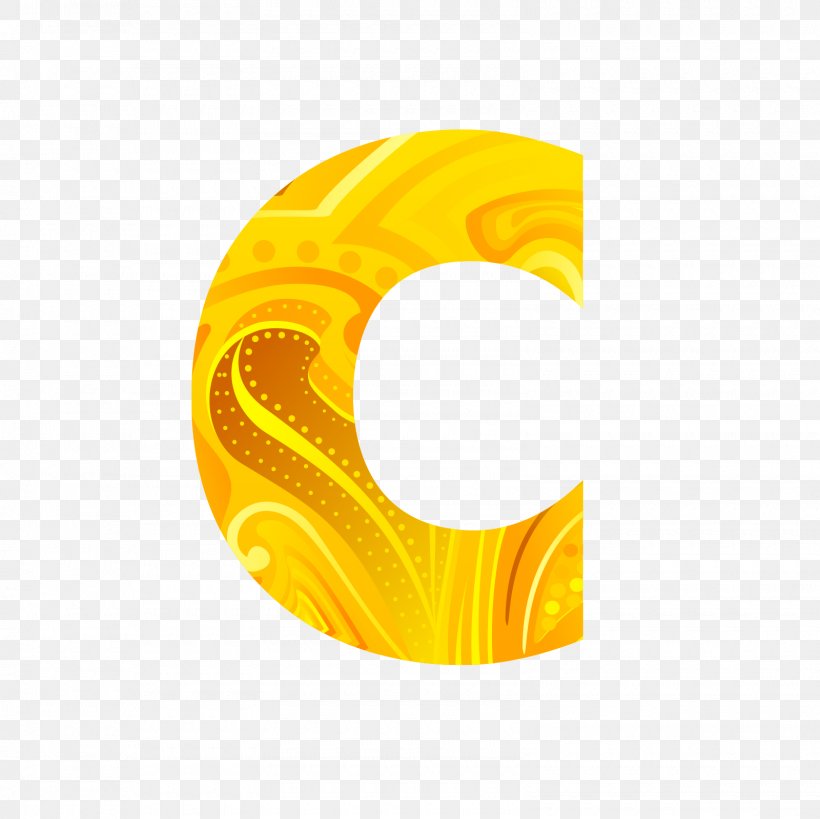 Letter C Alphabet Font, PNG, 1600x1600px, Letter, Alphabet, Gold, Orange, Symbol Download Free