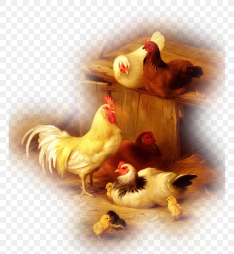 Oil Painting Reproduction Chickens And Chicks, PNG, 760x889px, Oil Painting Reproduction, Art, Artist, Beak, Canvas Download Free