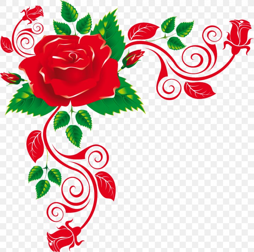 Rose Vector, PNG, 1004x996px, Rose, Art, Artwork, Black Rose, Cut Flowers Download Free