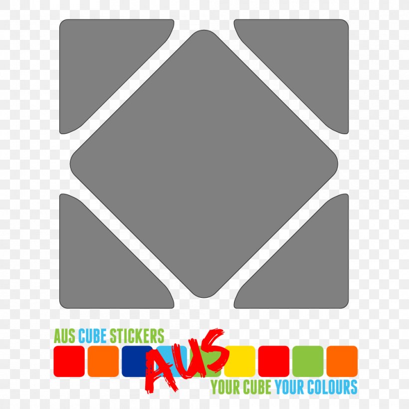 Sticker Speedcubing Pyraminx Square-1 Cube, PNG, 1000x1000px, Sticker, Area, Brand, Cube, Fidget Cube Download Free